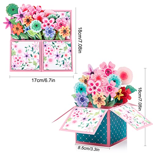 3D Flower Box Greeting Cards for All Occasions