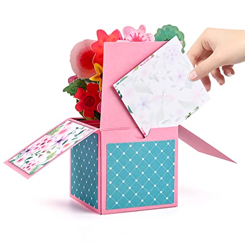 3D Flower Box Greeting Cards for All Occasions