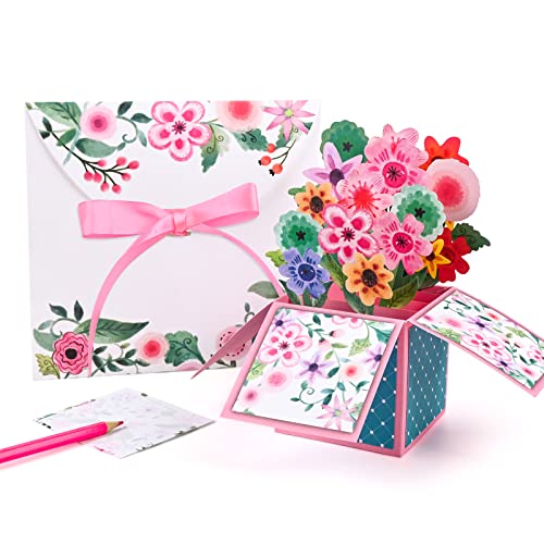 3D Flower Box Greeting Cards for All Occasions