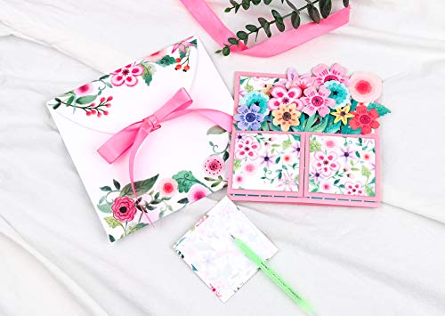 3D Flower Box Greeting Cards for All Occasions