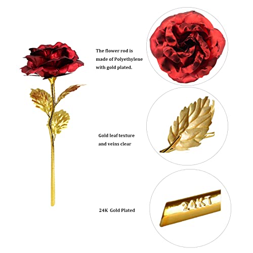 24k Gold Plated Forever Rose with Gift Box