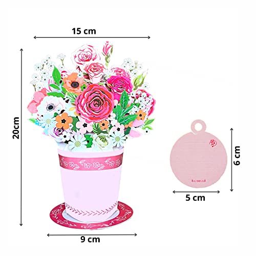 Pop Up Roses Bouquet Card