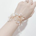 Pearl Wrist Corsage for Weddings & Events