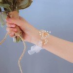 Pearl Wrist Corsage for Weddings & Events