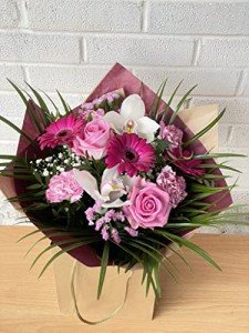Daily Flower's Mixed Bouquet with Pink Roses