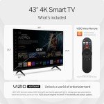 VIZIO 43" 4K UHD Smart TV with Dolby Vision