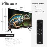 Samsung 32-Inch QLED 4K Smart TV with Alexa