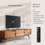 43" Fire TV Omni QLED 4K Smart TV