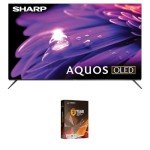 Sharp 55" AQUOS OLED 4K Roku TV Bundle