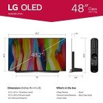 LG C2 48-Inch OLED evo Smart TV