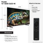 Samsung 43" Q60D QLED 4K Smart TV