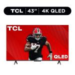 TCL 43” 4K QLED Smart TV with Google TV