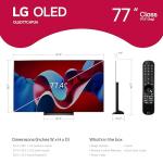 LG 77" OLED evo C4 Series Smart TV