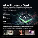 LG 77" OLED evo C4 Series Smart TV