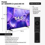 Samsung 65" 4K LED Smart TV HDR 2024