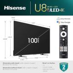 Hisense 100-Inch U8 Mini-LED 4K Smart TV
