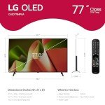 LG 77-Inch OLED B4 Series Smart TV
