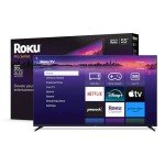 55-Inch 4K QLED Roku Smart TV with Voice Remote