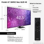 SAMSUNG 43-Inch Neo QLED 4K Smart TV