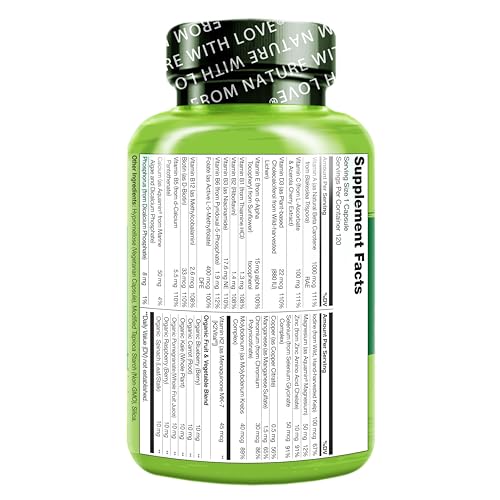 Male Energy Boosting Multivitamin - NATURELO 120 Capsules