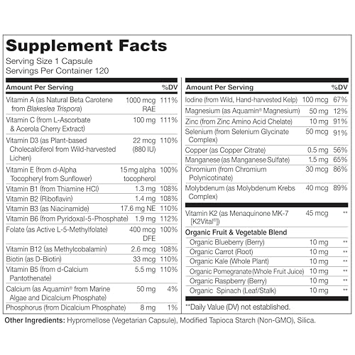 Male Energy Boosting Multivitamin - NATURELO 120 Capsules