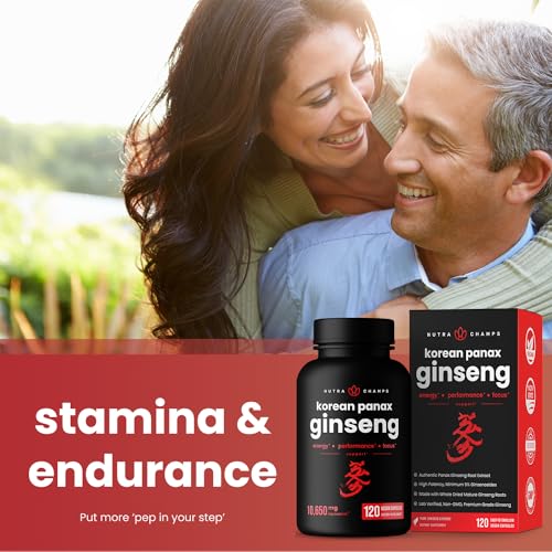 120 Vegan Capsules of NutraChamps Red Ginseng