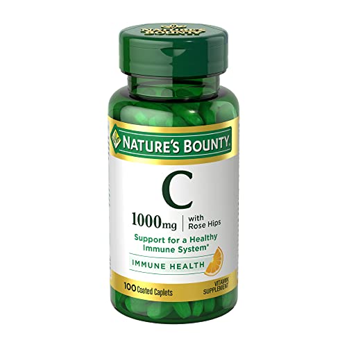 Nature's Bounty Immune-Boosting Vitamin C + Rose Hips Caplets