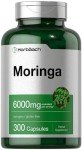 Horbäach Moringa Oleifera Powder Capsules, 6000mg