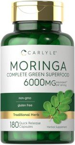 Carlyle Moringa Oleifera Capsules | 180 Count