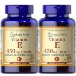 Puritans Pride Vitamin E, 450mg, 100ct (Pack of 2)