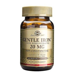 Solgar Gentle Iron Capsules, 180 Count