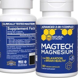 MagTech Magnesium Supplement - Chelated Magnesium Complex