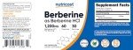 Nutricost Berberine HCl 600mg, 60 Vegetarian Capsules