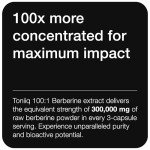 Toniiq Ultra High Purity Concentrated Berberine Supplement-90 Capsules