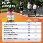 ULTRA HERBS Premium Berberine 12,200MG with Cinnamon And Milk Thistle