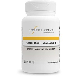 Integrative Therapeutics Cortisol Manager with Ashwagandha and L-Theanine Tablets
