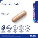 Cortisol Calm Supplement with Ashwagandha & L-Theanine by Pure Encapsulations