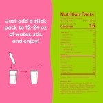 FlavCity Strawberry Limeade Electrolyte Drink Mix Sticks