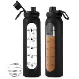 RhythmFit 34oz BPA-Free Protein Shaker Bottle