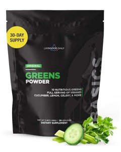 Livingood Daily Greens Powder - Super Greens Supplement