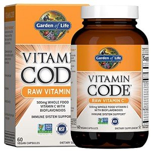 Garden of Life Raw Vitamin C Capsules - 60 Count