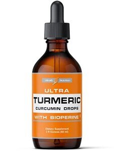 Organic Turmeric Curcumin Drops with Black Pepper 60ml