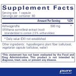 Pure Encapsulations Ashwagandha 500mg - Stress Support