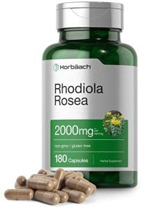Horbäach Rhodiola Rosea 2000mg Capsules - 180 Count