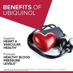 Qunol Mega Ubiquinol 100mg Softgels for Heart Health
