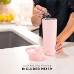 Sea Glass Sage Stainless Steel Shaker Bottle, 24oz