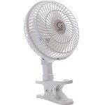 Genesis 6-Pack White 6-Inch Clip Fans