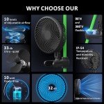 6" Hydroponic Clip Fan with 10 Speed Settings