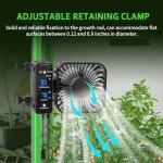 Hydroponic Grow Tent Fan with Humidity Meter