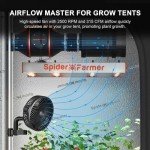 Spider Farmer 6" Oscillating Grow Tent Fan